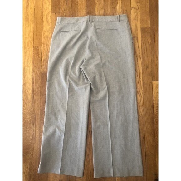 Lauren Ralph Lauren Size 14 Andover Pants Gray Wool Blend Stretch - Picture 5 of 7